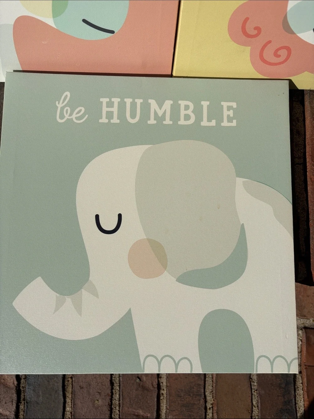 Nursery Wall Art Trio - Be Kind, Be Brave, Be Humble